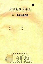 大学物理大作业 10 导体与电介质 PDF电子版封面