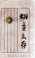 胡适文存 2 1929 PDF电子版封面 胡适著
