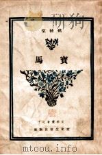 宝马 1939 PDF电子版封面 孙毓棠著