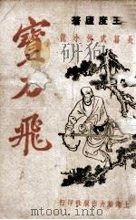 宝刀飞 长篇武侠小说 1948 PDF电子版封面 王度庐著