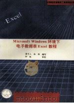 Microsoft Windows环境下电子数据表Excel教程 1993 PDF电子版封面 7507707571 莫可人,尚琼编写