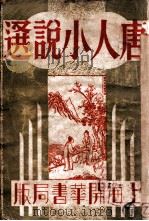 唐人小说选 1933 PDF电子版封面 龚学明编