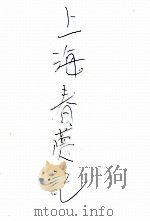 上海春梦记 社会艳情小说 1 1934 PDF电子版封面 温柔生著
