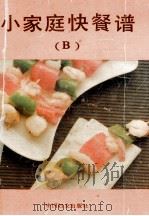 小家庭快餐谱 B 1991 PDF电子版封面 7800164187 晓美,肖宝等编著