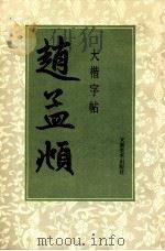 赵孟頫大楷字帖 1988 PDF电子版封面 7539801476 (元)赵孟俯书