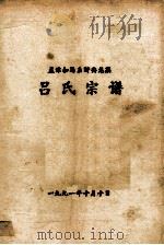 吕氏宗谱  孟津扣马系新安龙渠（1991 PDF版）