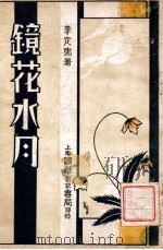 镜花水月 言情小说 PDF电子版封面 李定夷著
