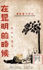 在昆明的时候 名家随笔选集 1946 PDF电子版封面 沈从文等著