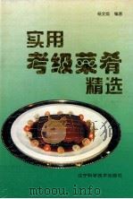 实用考级菜肴精选 1996 PDF电子版封面 7538122974 杨文焕编著