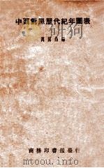 中西对照历代纪年图表 1966 PDF电子版封面 万国鼎编