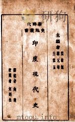 新时代史地丛书 印度现代史 1929 PDF电子版封面 向达著