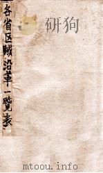 各省区域沿革一览表（民国3.06 PDF版）