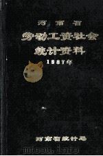 河南省劳动工资社会统计资料 1987年 1988 PDF电子版封面 河南省统计局编