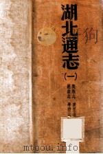 湖北通志 1 1934 PDF电子版封面 张仲炘等纂修