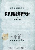 粮食商品流转统计 1983 PDF电子版封面 南京粮食经济学院编