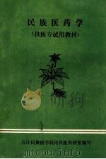 民族医药学 供医专试用教材 1993 PDF电子版封面 右江民族医学院民族医教教研室编