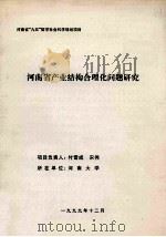 河南省产业结构合理化问题研究   1999  PDF电子版封面    付雪成，宋伟课题负责人 