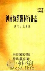 河南纺织器材行业志 试写稿 1986 PDF电子版封面 河南纺织志编篡办公室编