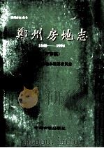 郑州房地志 1840-1994 评审稿 1996 PDF电子版封面 郑州市房地志编纂委员会编
