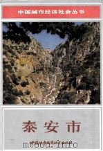泰安市 1989 PDF电子版封面 7507401855 王建功主编;曲进贤,宋广吉,张敬茂等副主编