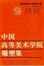 中国高等美术学院雕塑集:西安美术学院分卷 1988 PDF电子版封面 7535601669 邢永川主编