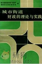 城市街道财政的理论与实践 1991 PDF电子版封面 750014896 贵州省财政科学研究所,贵阳市云岩区财政局编
