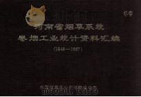 河南省烟草系统卷烟工业统计资料汇编  1949-1987（1989 PDF版）
