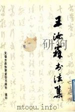 王汝霖书法集 1992 PDF电子版封面 陶耀明主编