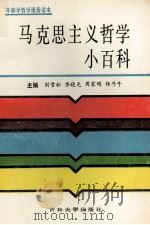 马克思主义哲学小百科 1990 PDF电子版封面 756010438X 刘雪松,齐晓光,周家明,杨乃千主编;曹启文,范长江,梁琴,刘
