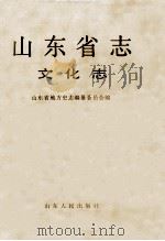 山东省志 69 文化志 1995 PDF电子版封面 7209018468 山东省地方史志编纂委员会编