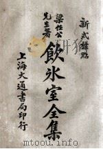 饮冰室全集 新式标点 5 卷9-10 1925 PDF电子版封面 梁任公著;陈益标点