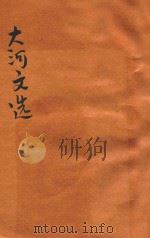 大河文选 第4册 1943 PDF电子版封面 庞南州,李丽生,李逸生等编选