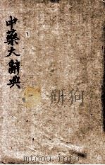 中药大辞典 1930 PDF电子版封面 卫生报馆编辑部编辑