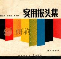 实用报头集 1990 PDF电子版封面 7502708642 陈玉先等著