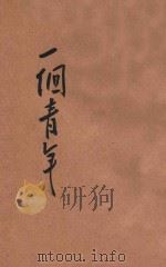 一个青年 创作集 1925 PDF电子版封面 小说月报社编