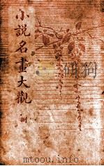 小说名画大观 8 1916 PDF电子版封面 胡寄尘编辑