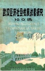 武汉经济社会发展战略研究论文选  第1册（1983 PDF版）