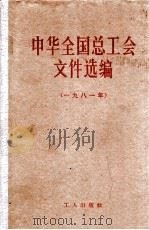 中华全国总工会文件选编 1981年 1983 PDF电子版封面 3007·411 中华全国总工会办公厅编