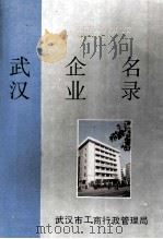 武汉企业名录 1989.7-1992.8 1993 PDF电子版封面 7810302477 周德武主编