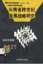 云南省跨世纪发展战略研究 基础设施篇 1995 PDF电子版封面 7541607185 周乃国主编;韩健副主编