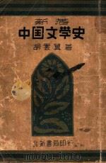 新著中国文学史 1932 PDF电子版封面 胡云翼著