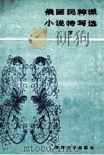 俄国民粹派小说特写选 下 1987 PDF电子版封面 10208·275 外国文学出版社编辑