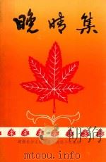 晚晴集 1995 PDF电子版封面 湖南长沙《晚晴集》编辑小组编