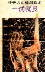 一试就灵 神奇火柴测验术 1992 PDF电子版封面 7805647593 君葳著