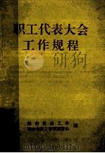 职工代表大会工作规程 1996 PDF电子版封面 湖南省总工会,湖南省民主管理研究会编
