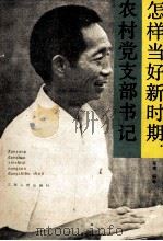 怎样当好新时期农村党支部书记 1987 PDF电子版封面 7214000342 车驰编著