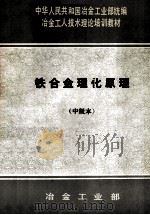铁合金理化原理  中级本（ PDF版）