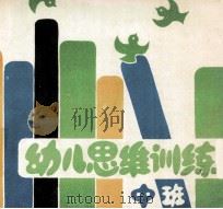 幼儿思维训练 中班 1993 PDF电子版封面 7560211259 韩宏宇主编