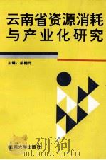 云南省资源消耗与产业化研究 1994 PDF电子版封面 7810253530 胡桐元等撰稿