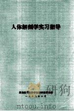 人体解剖学实习指导 1989 PDF电子版封面 湖南医学专科学校解剖教研室编